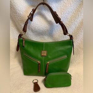 Dooney & Bourke Shoulder Bag, Cosmetic Bag & Keychain Set
